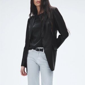 Rag & Bone Charles Leather Blazer